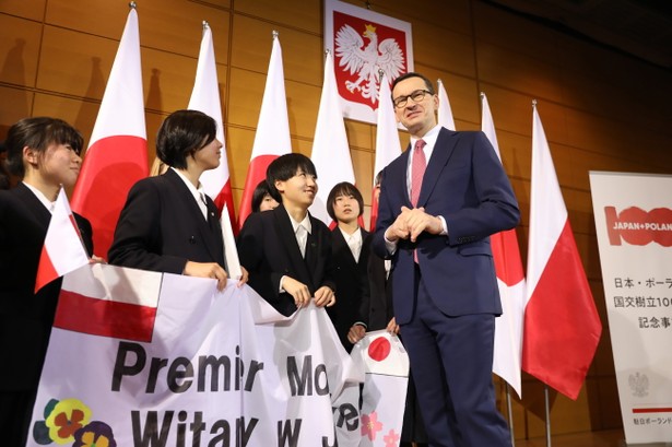 Mateusz Morawiecki w Tokio przypomniał, że stale wzrasta w Polsce liczba japońskich inwestorów, których obecnie jest ponad 300