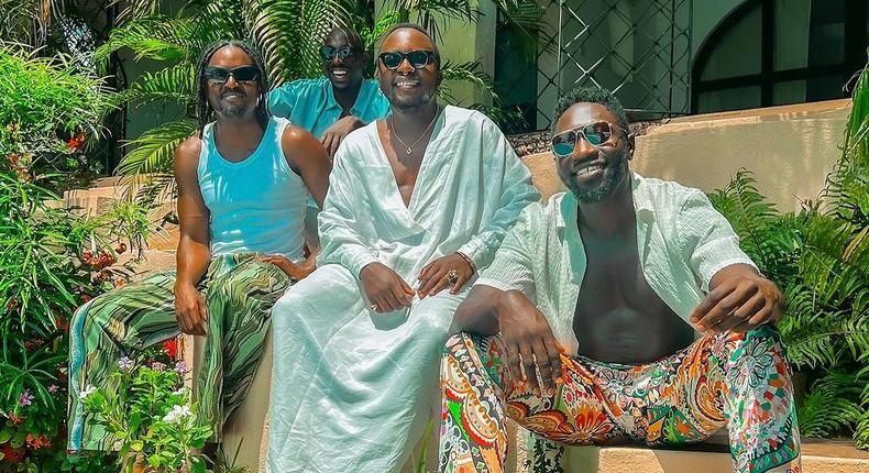 Sauti Sol Band members Bien, Savara, Chimano and Polycarp