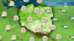 Środa i czwartek z przelotnymi opadami deszczu. A jak w weekend? PROGNOZA