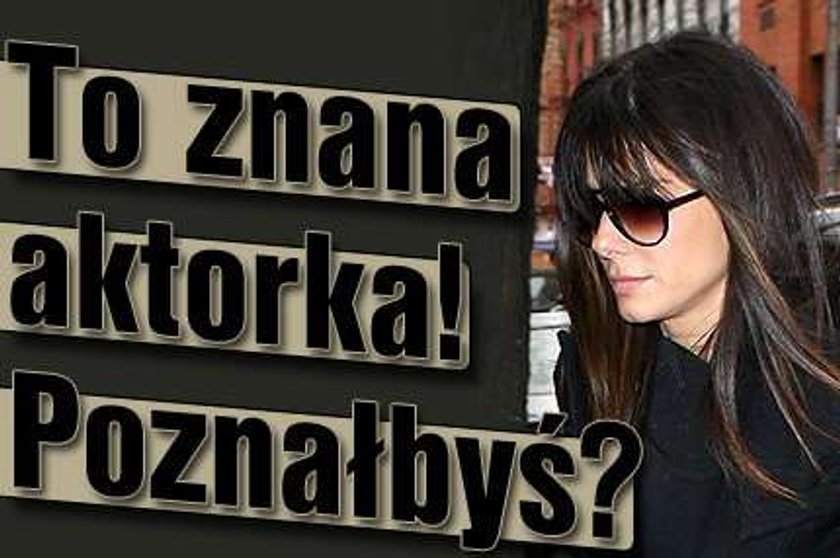 To znana aktorka! Poznałbyś?