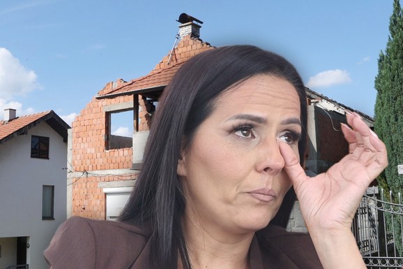 (VIDEO) ĆERKA SINANA SAKIĆA ISPRED SPALJENE PORODIČNE KUĆE Đ