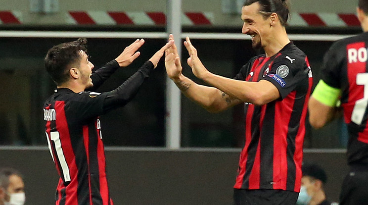 Ibrahimovic megállíthatatlan, most épp két gólt lőtt a MIlan színeiben.