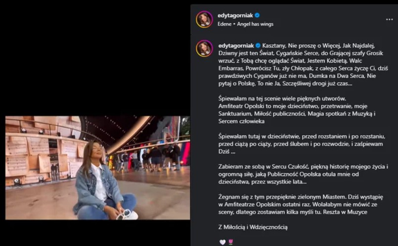 Zaskakujące wyznanie Edyty Górniak