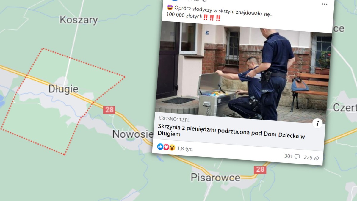 Tajemnicza skrzynka z wiadomością przed domem dziecka. "Proszę się nie bać"