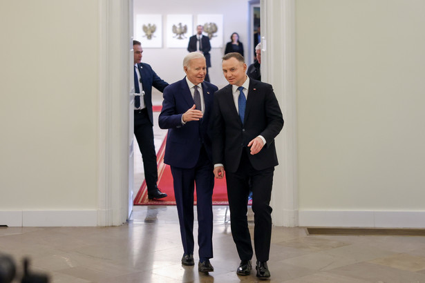 Pierwszy dzień oficjalnej wizyty prezydenta USA Joe Bidena w Warszawie.