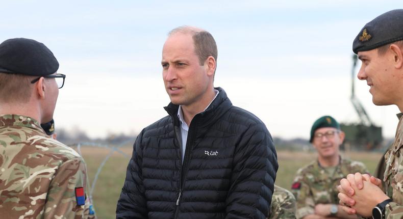 The Prince of Wales meets members of the British Armed forces in Rzeszow, Poland.Ian Vogler - Pool/Getty Images