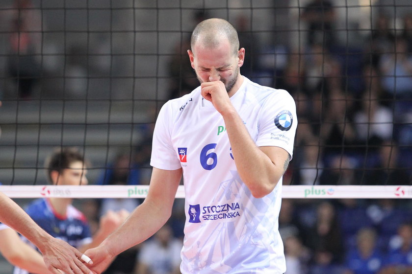 Siatkowka. PlusLiga. Stocznia Szczecin - ZAKSA Kedzierzyn-Kozle. 17.10.2018