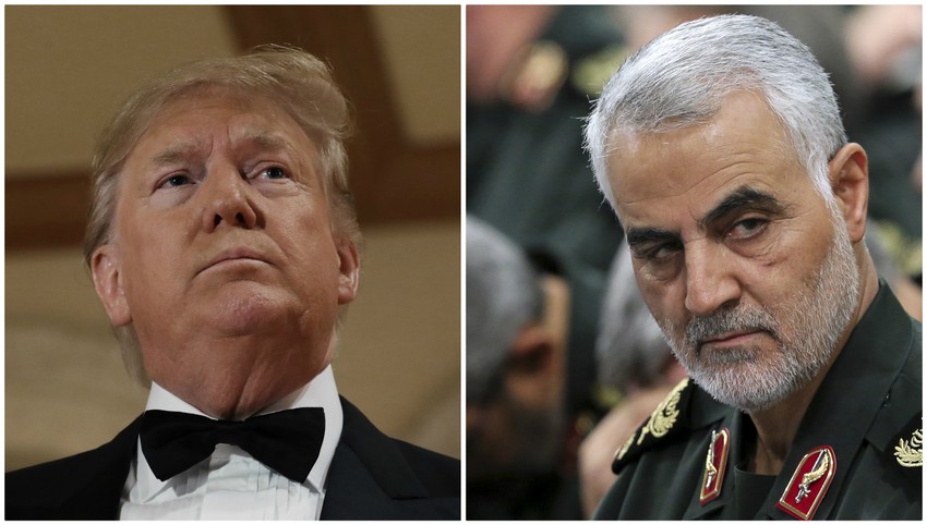 Donald Tramp i Kasem Sulejmani kombo AP