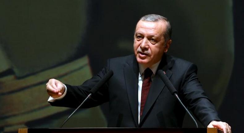 Tayyip Erdogan - President of Turkey.