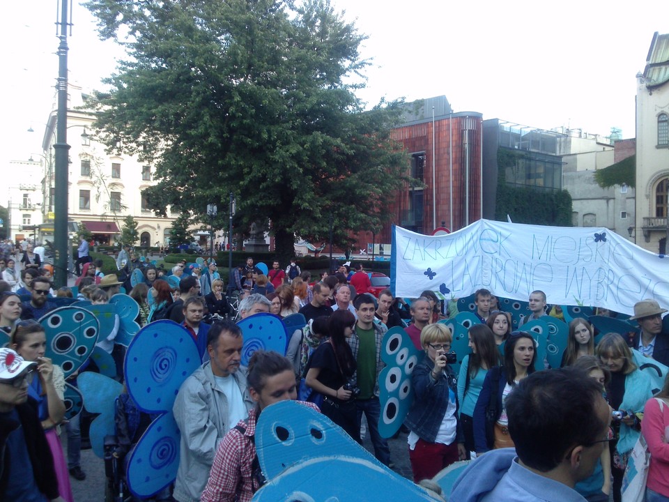 Protest ws. krakowskiego Zakrzówka