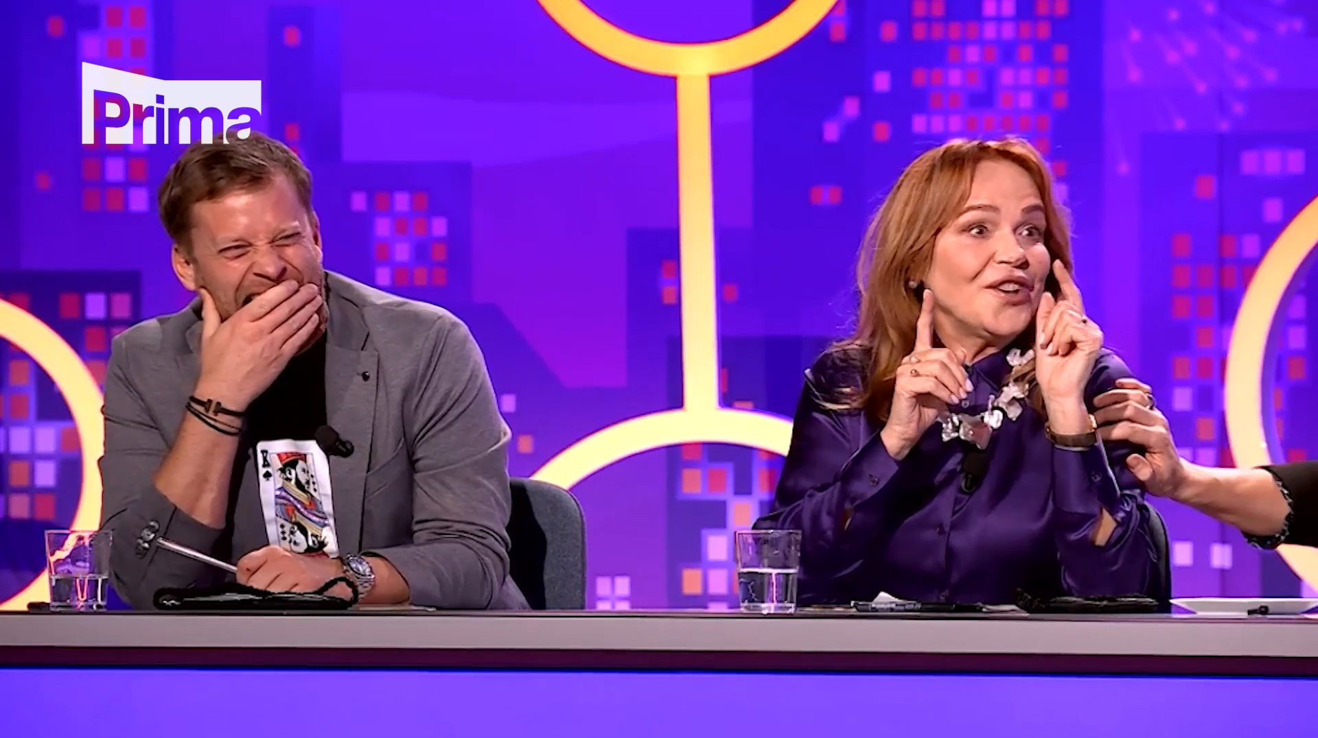 Herečka Dagmar Havlová a Jakub Prachař.