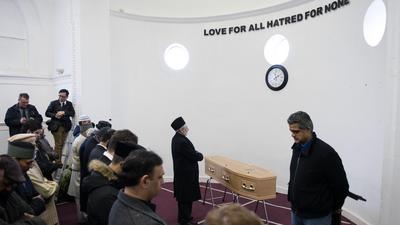 Asad Shah Funeral