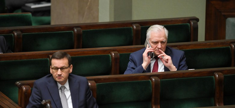 Premier Morawiecki złożył wniosek o odwołanie Jarosława Gowina z rządu