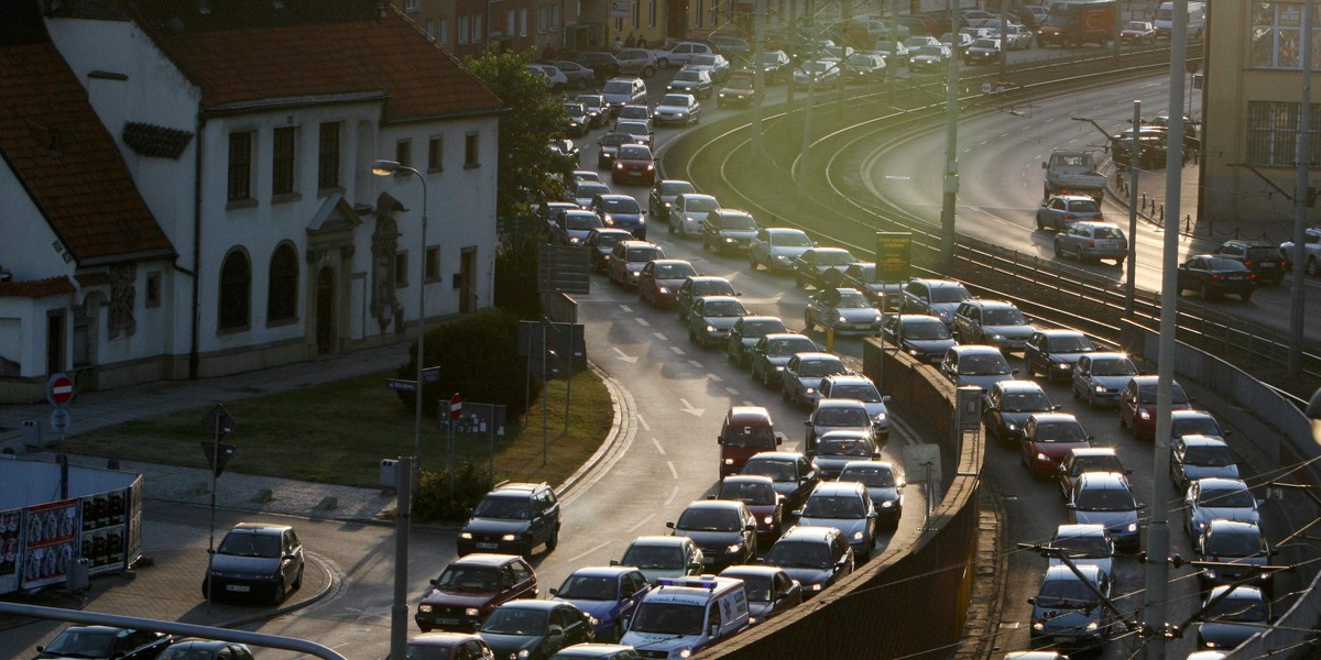 Wrocław ma jedno z najbardziej zakorkowanych centrów miast w Polsce