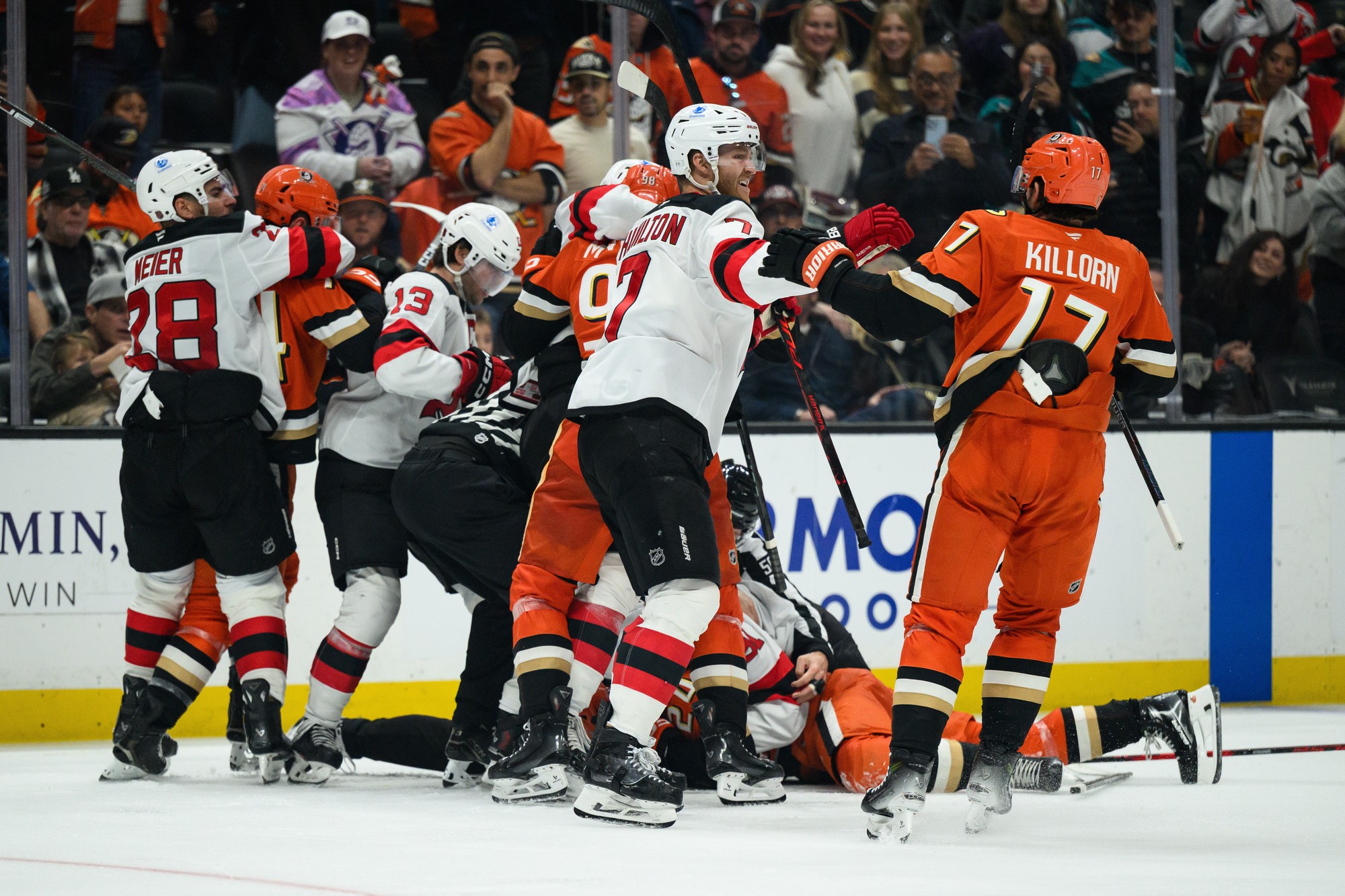 Zápas NHL: Anaheim Ducks – New Jersey Devils.