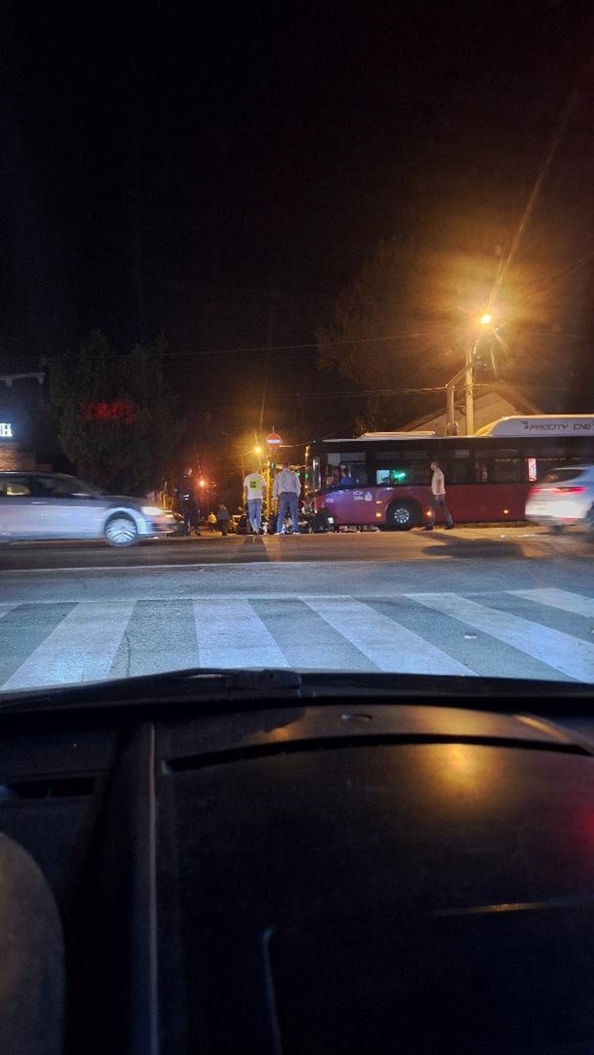 Udaren motociklista u Krnjači