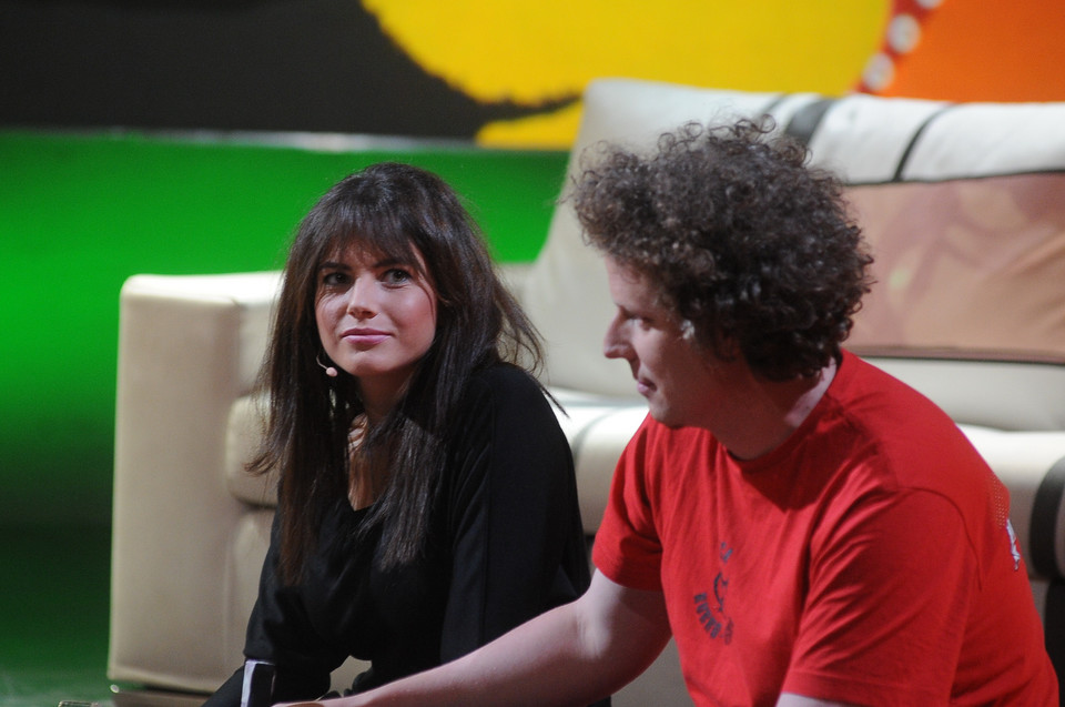 Rosati w programie "Jazda figurowa" w 2009.