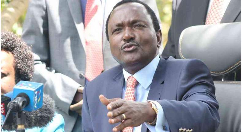 Wiper leader Kalonzo Musyoka during a meeting