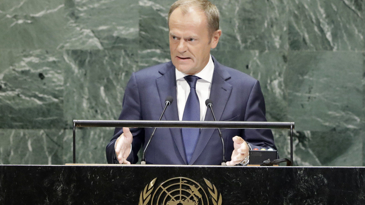 Donald Tusk w ONZ: prawo powinno być ponad władzą