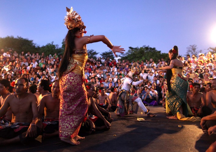 Taniec Kecak w świątyni Uluwatu