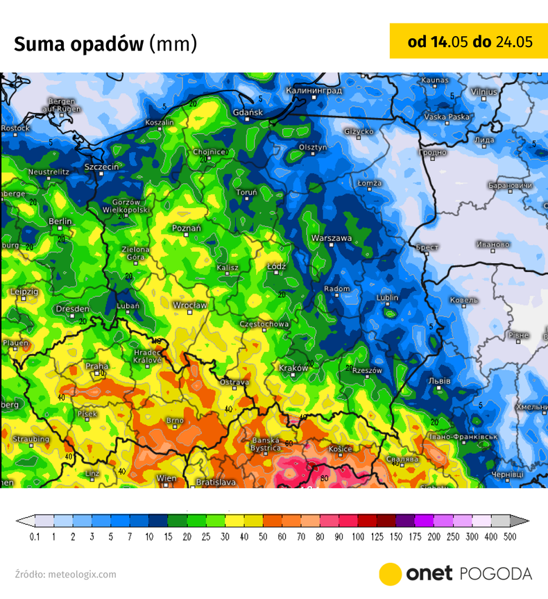 W nowym tygodniu nie zabraknie deszczu