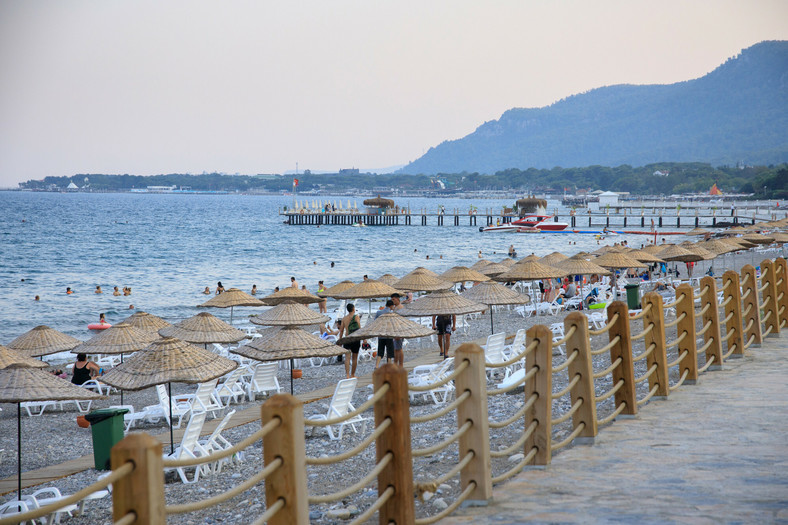 Plaża w Turcji – region Antalya