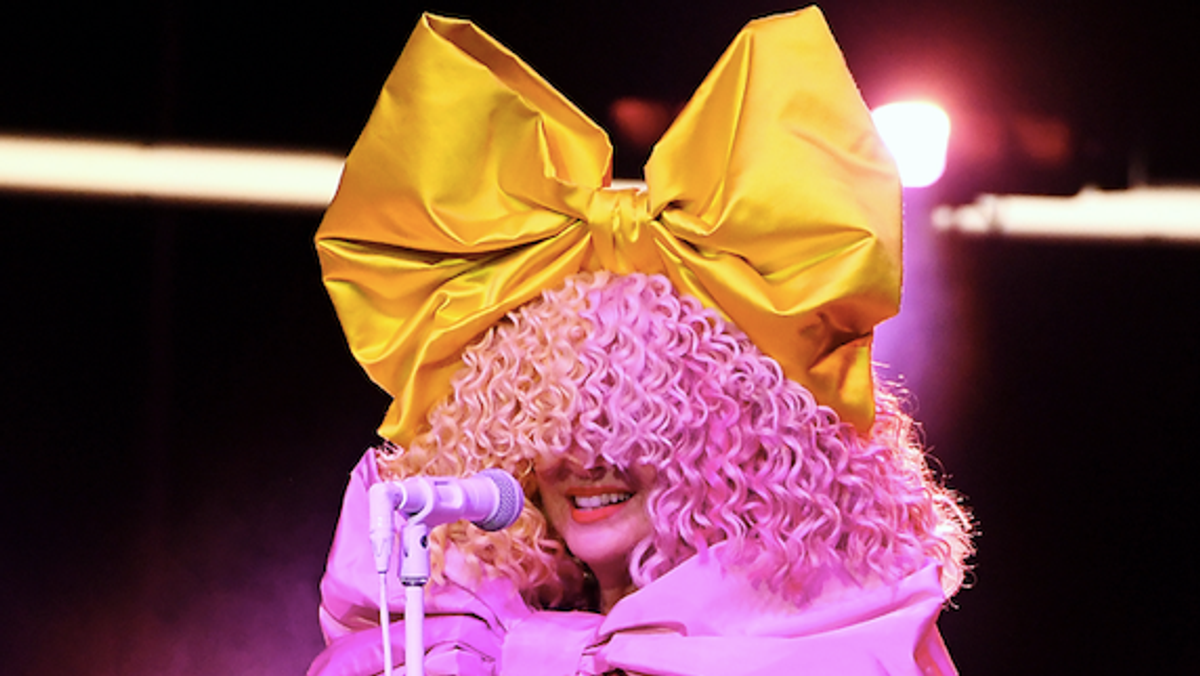 Sia podczas rozdania nagród Billboard Music Awards, Dolby Theatre w Los Angeles, październik 2020 r.