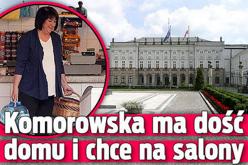 Anna Komorowska ma dość domu i chce na salony