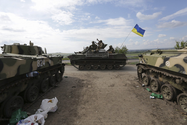 Ukraińska armia zbliża się do Doniecka EPA/ANASTASIA VLASOVA