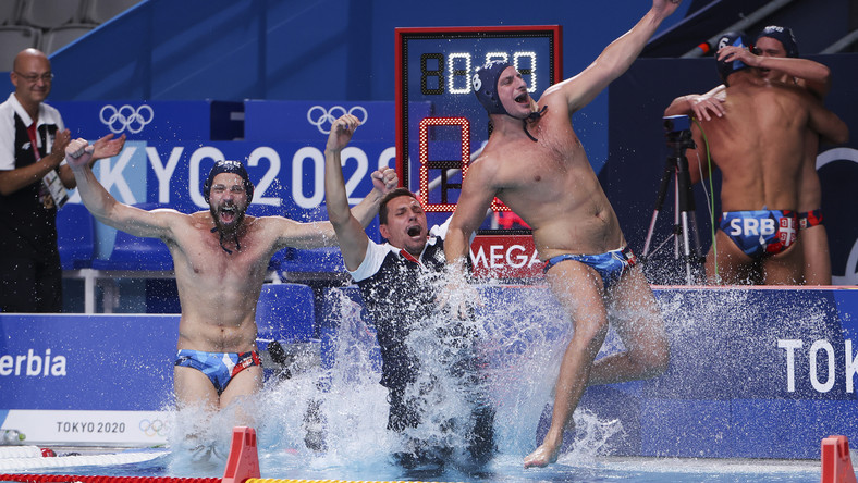 Tokio 2020. Reprezentacja Serbii ze złotem w piłce wodnej. Igrzyska