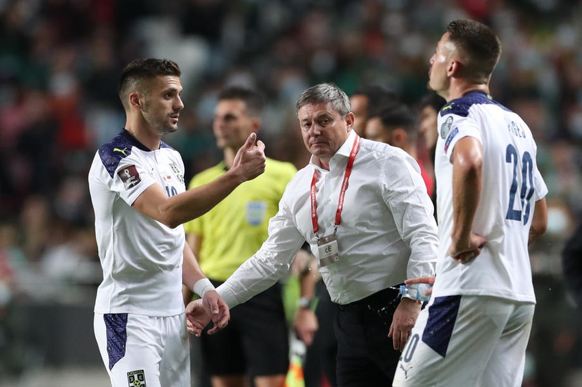 Dragan Stojković Piksi na utakmici sa Portugalom