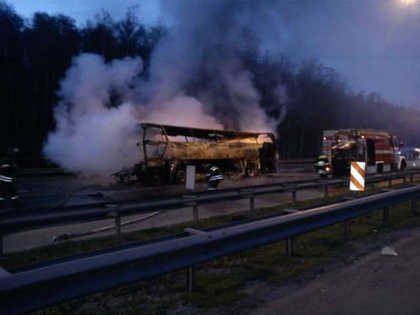 Wypadek autobusu. 11 osób nie żyje