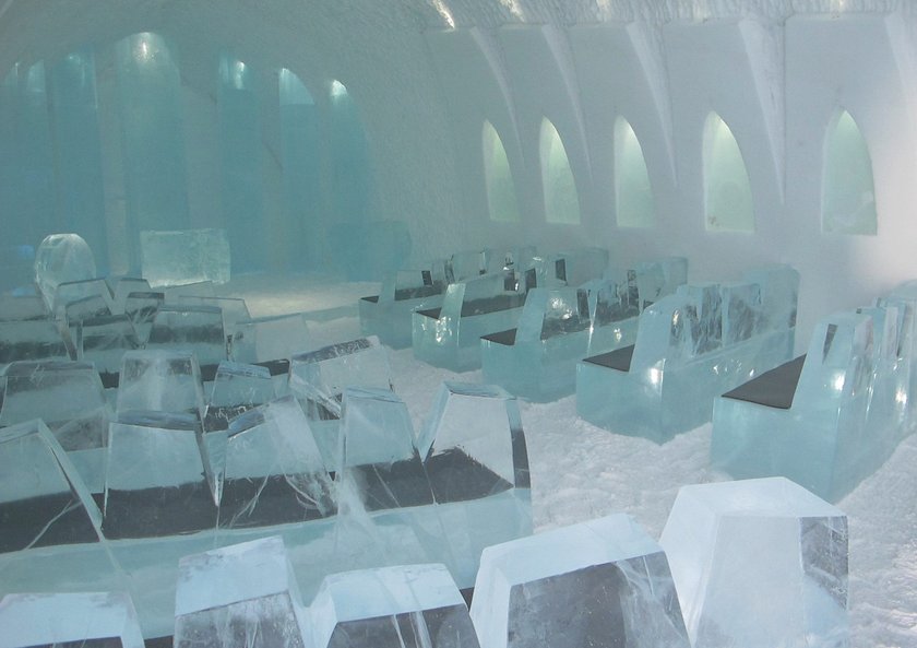 Ice Hotel w szwedzkiej części Laponii