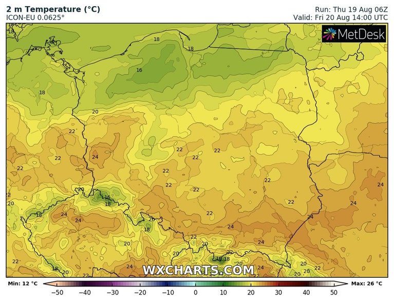 Piątek będzie chłodny na północy, ciepły na południu