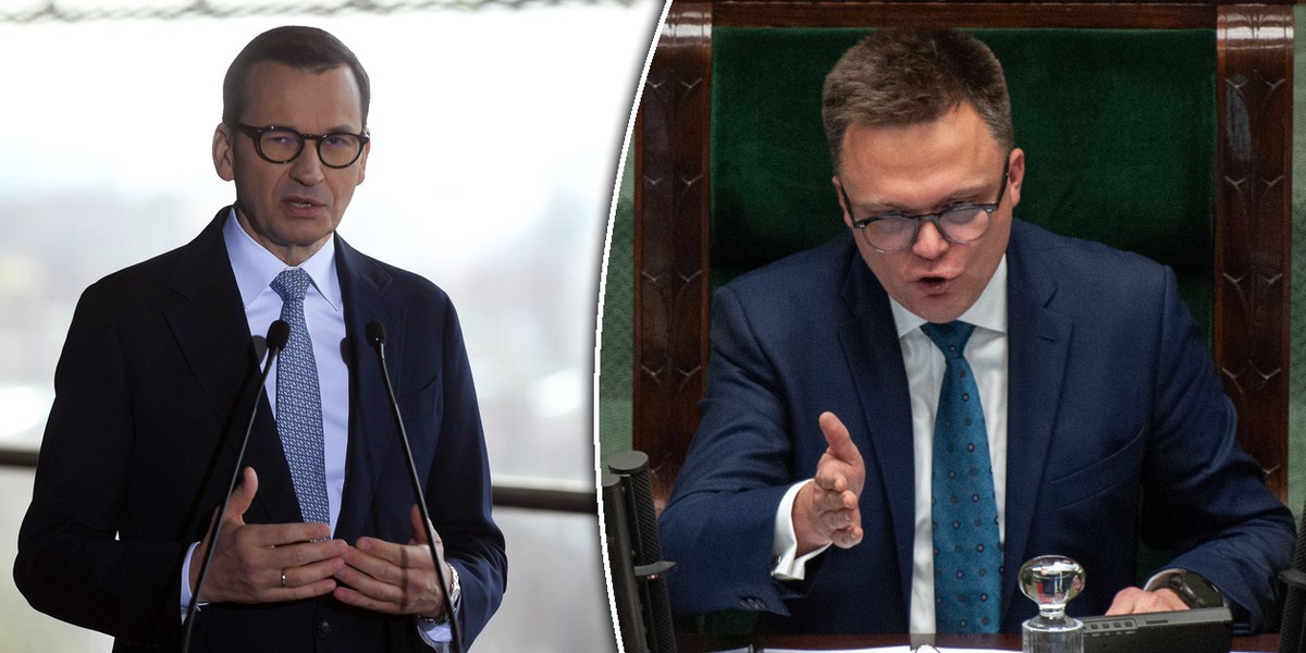 Ostra scysja Morawieckiego i Hołowni.