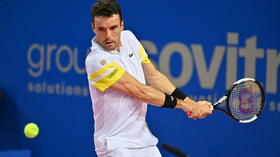 Roberto Bautista Agut w pojedynku z Ugo Humbertem