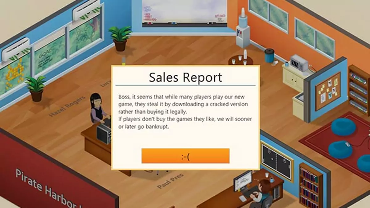 Piracka wersja gry Game Dev Tycoon zaskoczy piratów piractwem