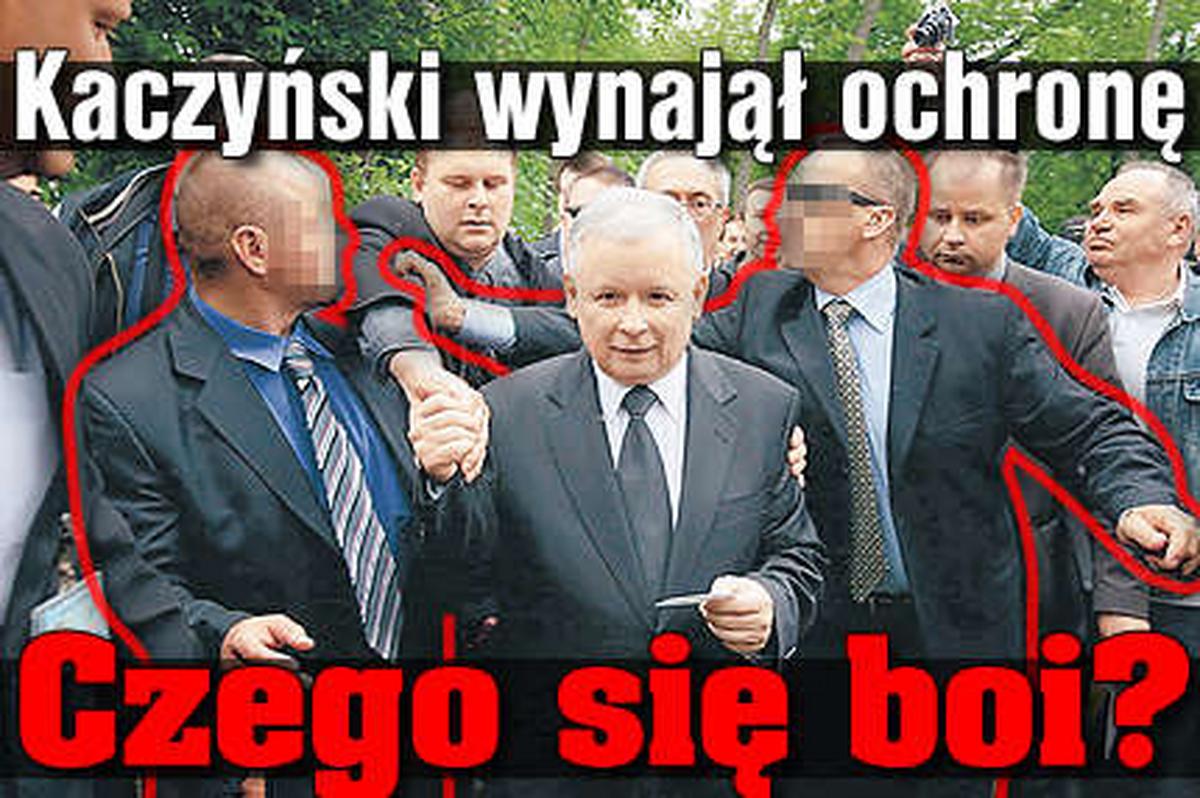 Jarosław Kaczyński ma prywatną ochronę. Czego się boi?