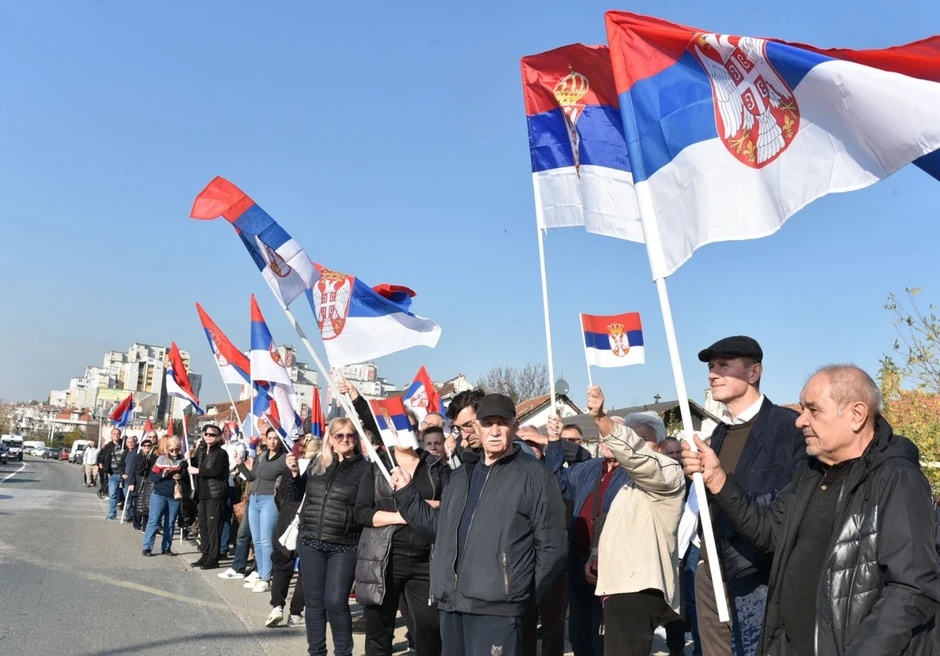 Doček Srba sa KiM na Petlovom brdu