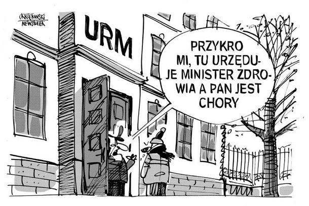 Minister zdrowia i chory zdrowie krzętowski