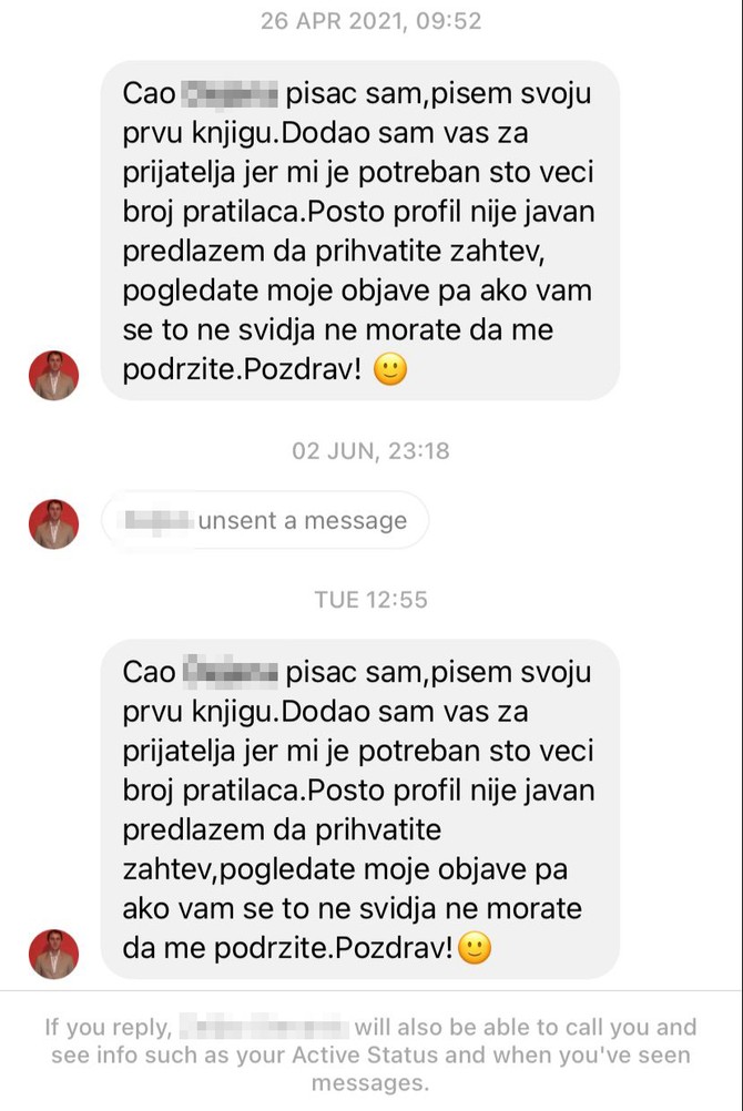 Poruke u inboksima žena
