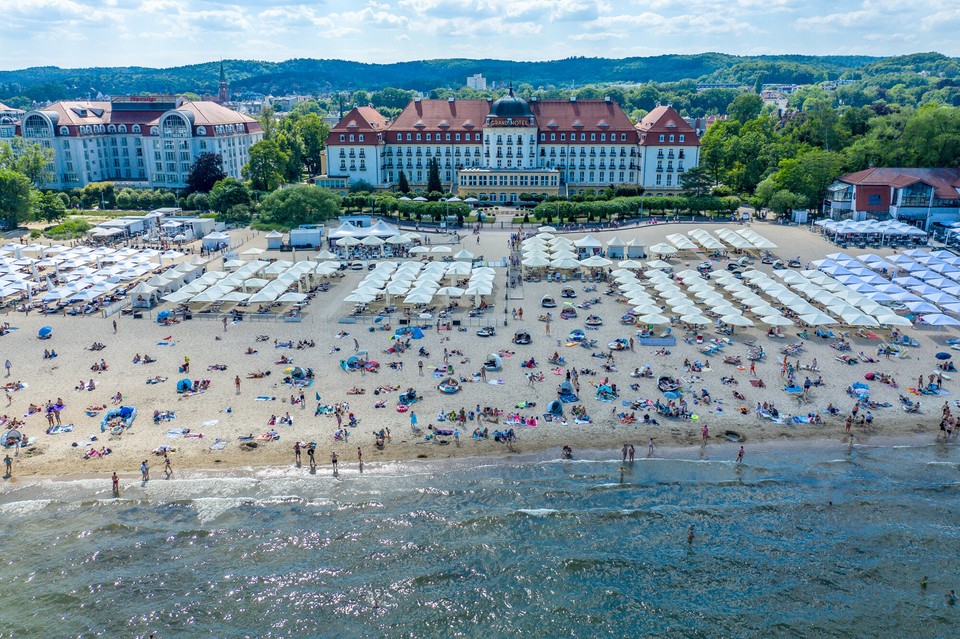 Plaża w Sopocie