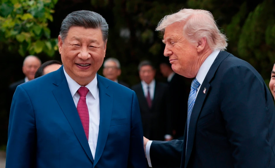 Si Đinping i Donald Tramp u Pekingu 15. maja