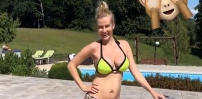 Pazura pokazała zdjęcia w bikini. Miesiąc po porodzie...