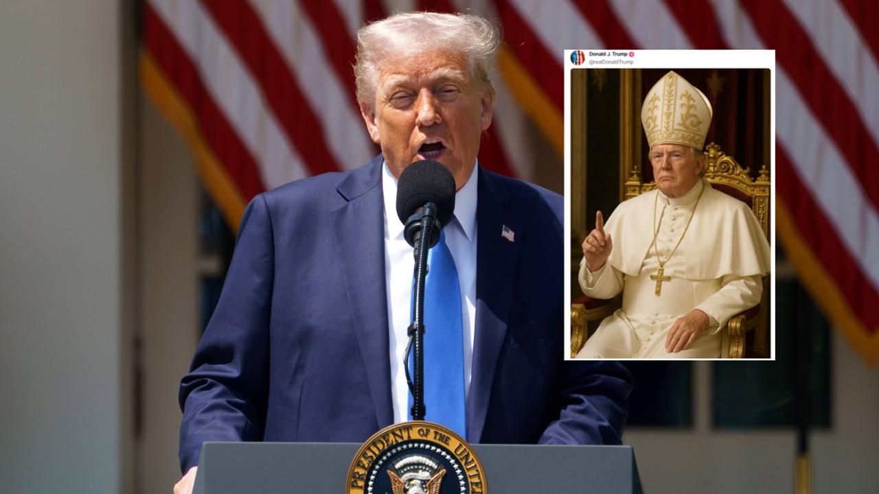 Donald Trump jako papież? Zaskakujący wpis prezydenta USA