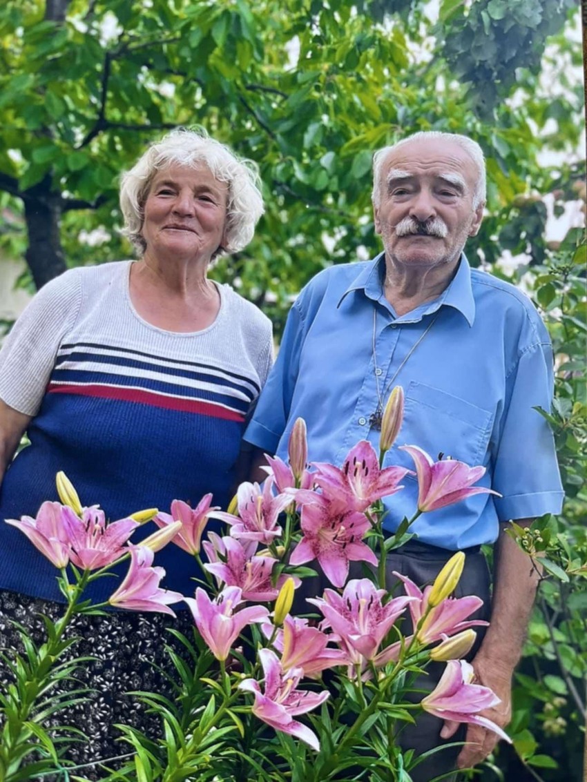Penzionerka iz Vranja Ljiljana Novković sa suprugom