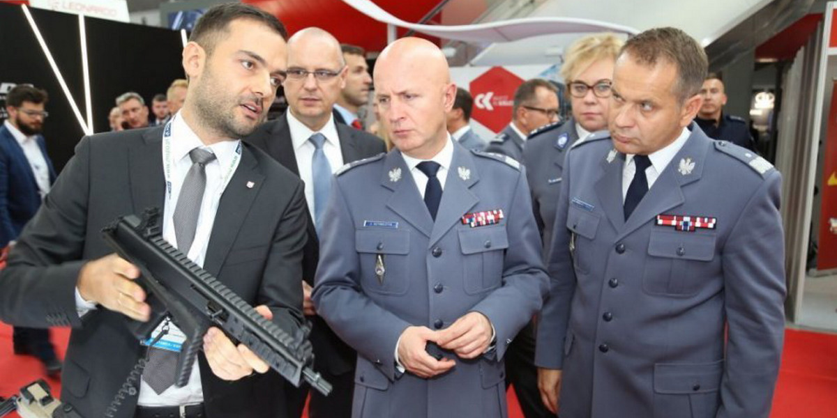 Były Komendant Główny Policji, Jarosław Szymczyk w trakcie obchodów Święta Policji.