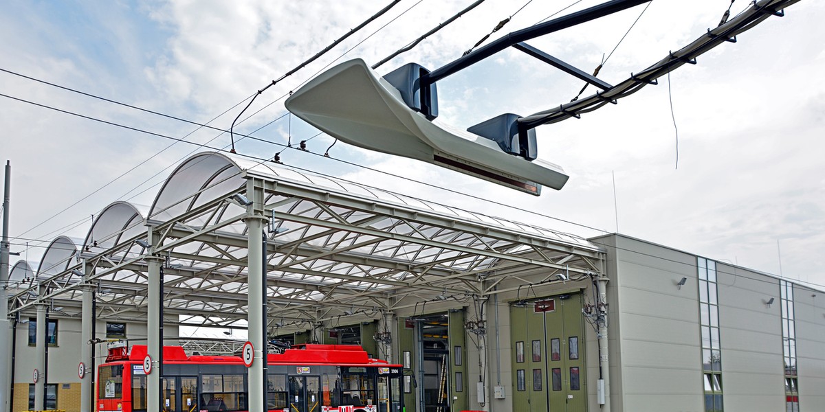 Stacja ładowania autobusów elektrycznych