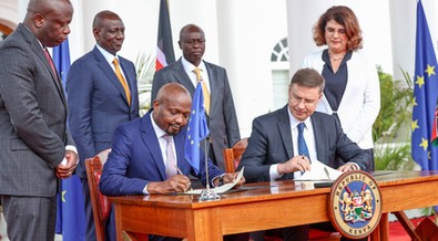 Kenya and the European Union just signed a landmark trade agreement