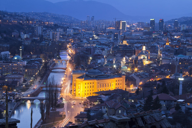 Sarajewo nocą